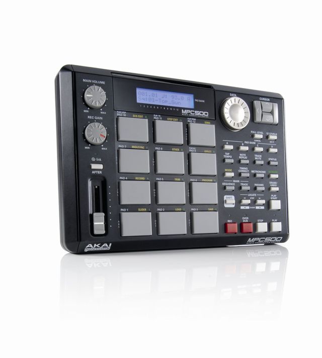 Akai MPC500 Music Production Centre The 500 is a scaled-down version of the bigger MPC's with 12 pads instead of 16